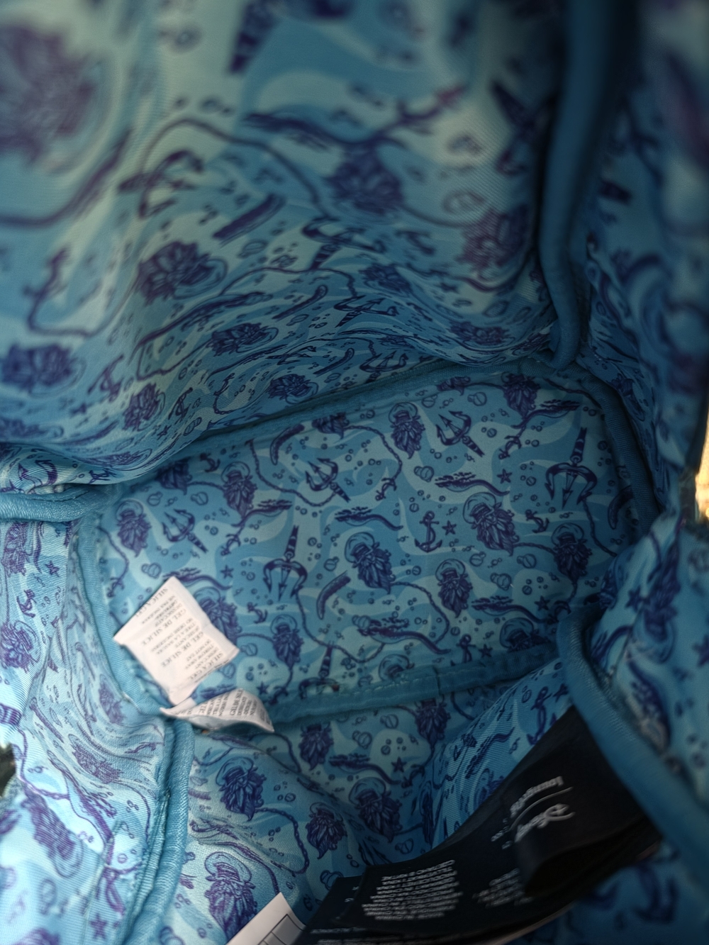 The Little Mermaid Ursula Character Backpack with Ariel Front Pocket - Picture 2 of 10